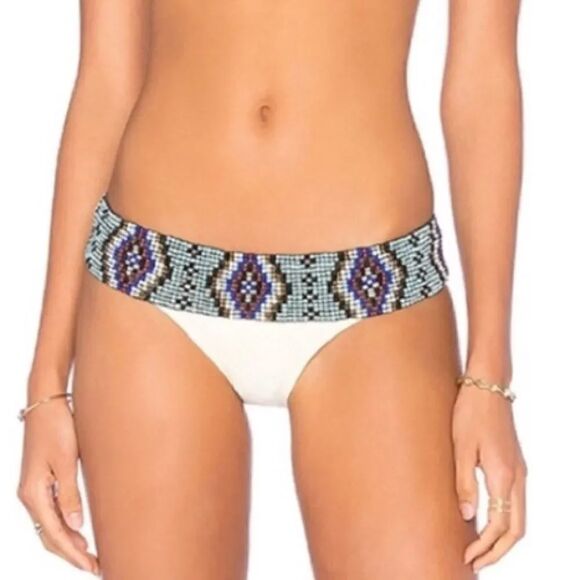 Pilyq Other - Pilyq beaded belted bikini bottoms. XS/S